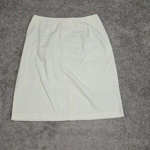 TR Bentley Womens Ivory Textured Pencil Skirt Size 9/10 Professional Careerwear